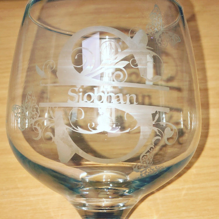 Custom Name Glass