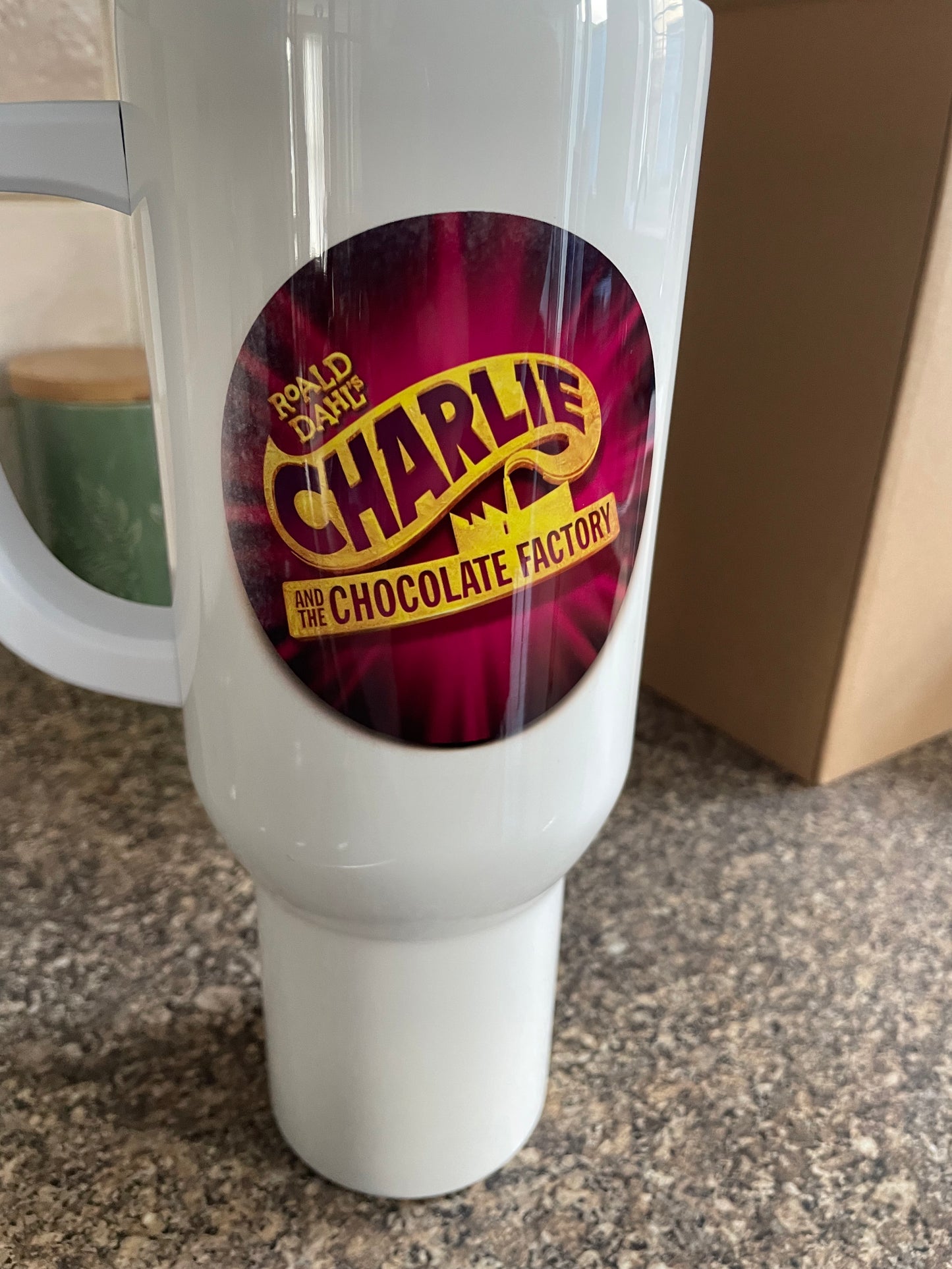 Custom 40oz Tumbler with lid and straw