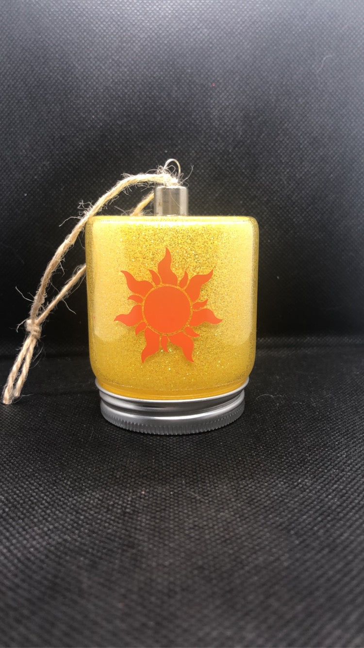 Sun/Flower Light Up Lantern Decoration