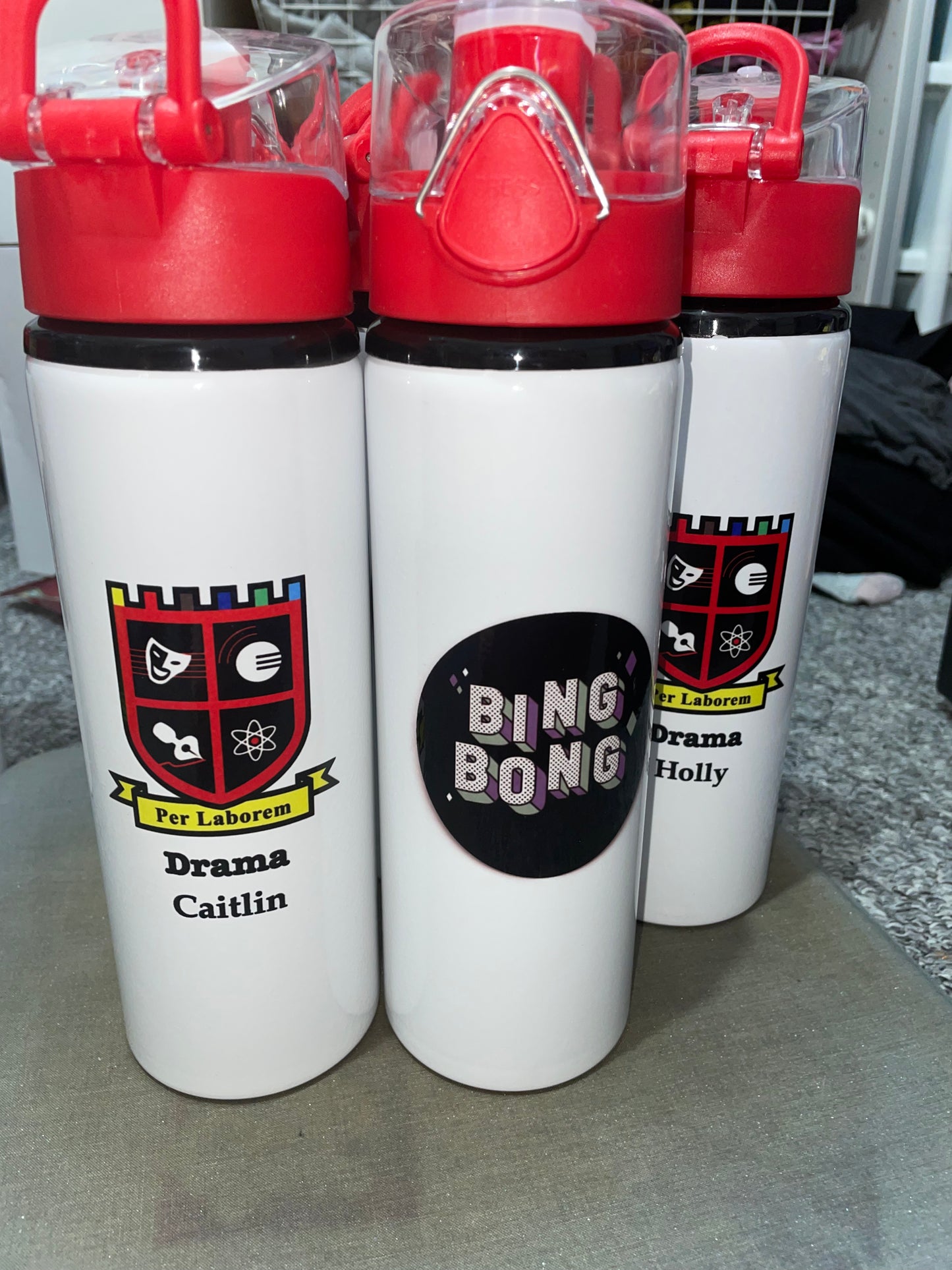 Custom Coloured Flip Lid 750ml Bottle