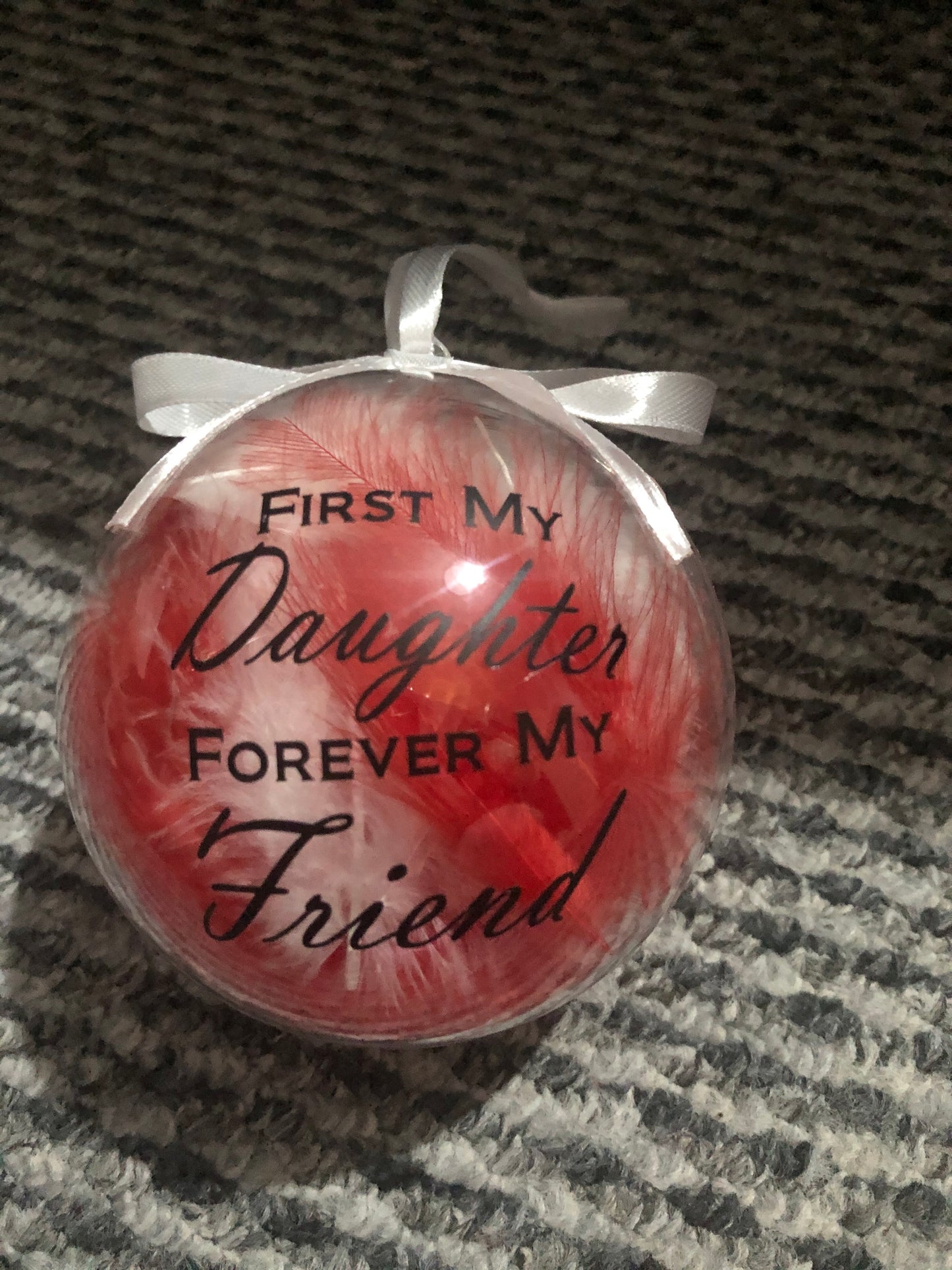 First my Daughter Christmas Bauble